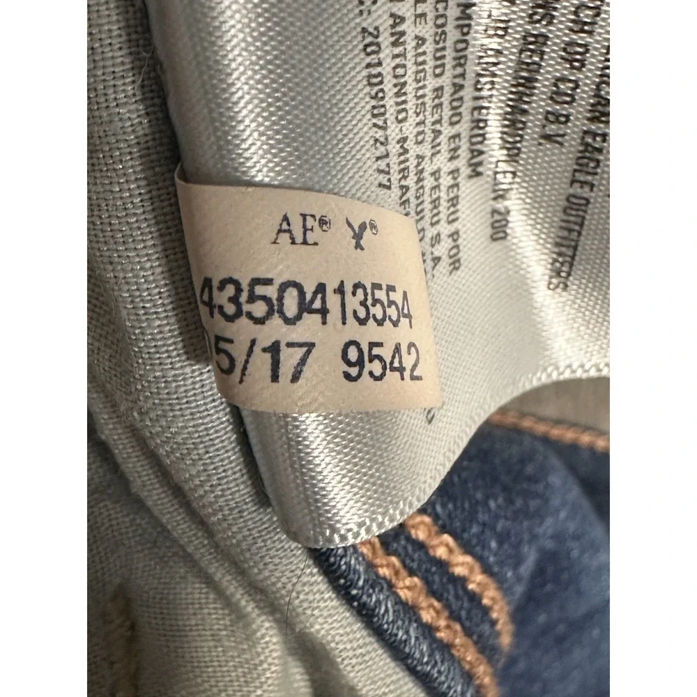 American Eagle Kick Boot Super Stretch Jeans Medium Wash Size 10 Bootcut
